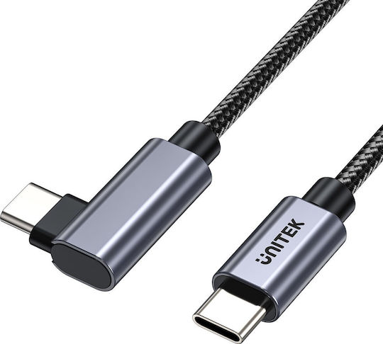 Unitek USB 2.0 Cable USB-C Male - USB-C 100W PD Black 0.5m