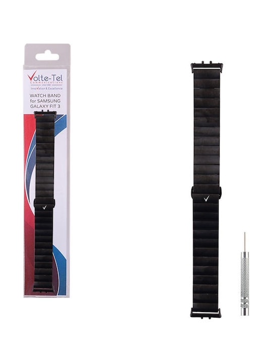 Volte-Tel Strap Stainless Steel Black (Galaxy Fit3)