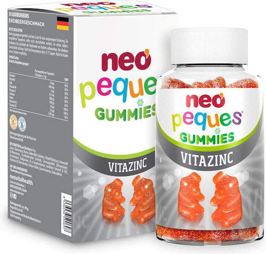Neovital Neovital Peques Vitazinc Special Food Supplement for Immune System Support 30 Chewable Tablets Strawberry