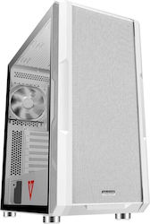 Modecom Amirani Gaming Midi Tower Computer Case with Window Panel White