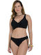 Bikini Set Top & Slip Bottom Black