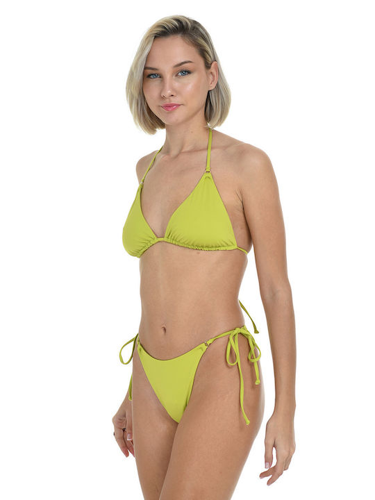 MiandMi Bikini Set Top & Slip Bottom Green