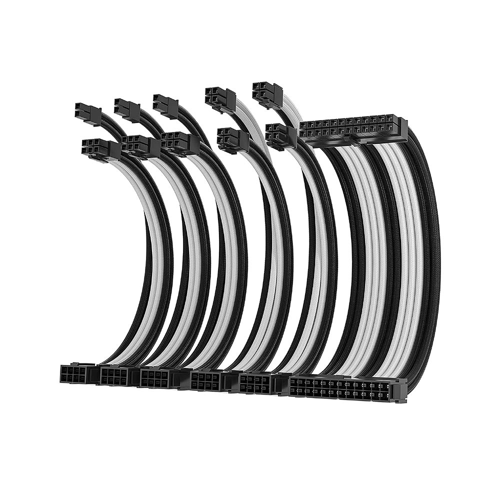 Atx Power Supply Cable Extension Set Asiahorse 1x 24 Pin Atx 3x 6+2 Pin ...