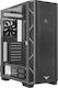 Preyon Nest Meshy Gaming Midi-Turm Computergehäuse mit Seitenfenster Schwarz
