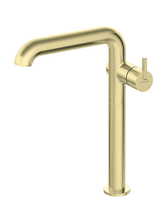 Deante Mixing Tall Sink Faucet Gold
