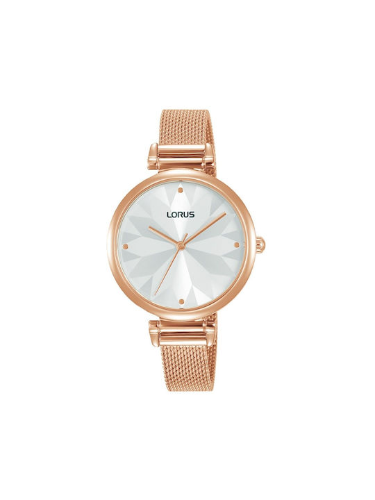 Lorus Uhr mit Rose Gold / Rose Gold Metallarmband