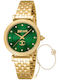 Just Cavalli Women's Watch with Gold / Gold Metal Bracelet