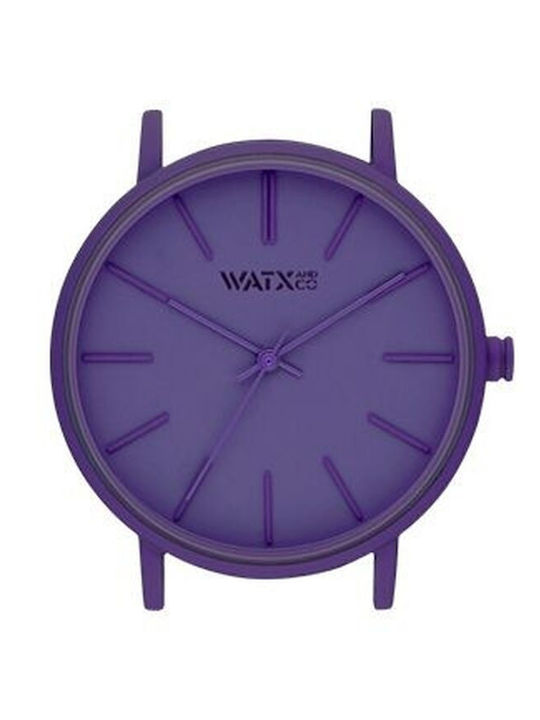 WATX & CO Γυναικείο Ρολόι 38mm Μπαταρίας με Μωβ...