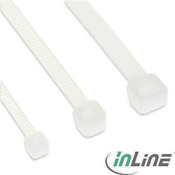 InLine Dematoare de Cabluri Alb 10pcs