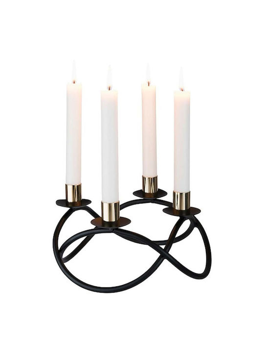 Dorre Candle Holder Metal 23x13cm 1pcs