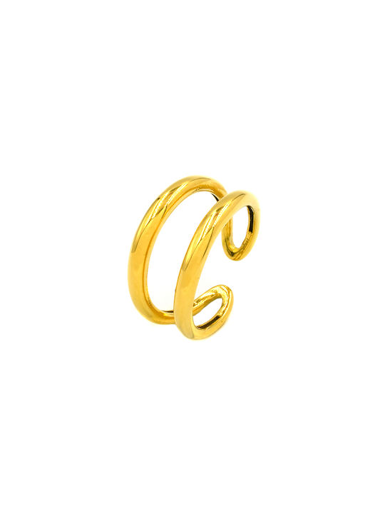 Awear Women's Gold Plated Steel Ring