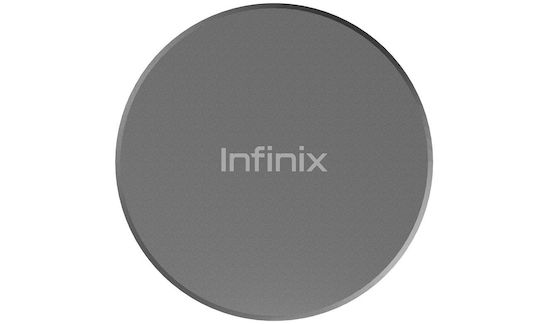 Infinix Wireless Charger Qi Pad 15W Black-Silver Magnetic