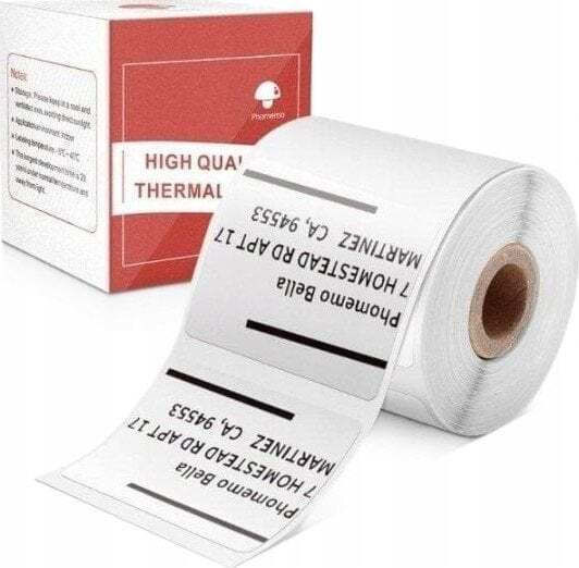 Phomemo Autocolante Autoadezive pe Rolă pentru Imprimantă de Etichete 50x30mm 1buc