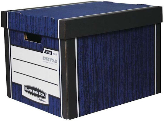 Fellowes Κουτί Αρχειοθέτησης με Καπάκι 29.5x40.5x34εκ. Μπλε