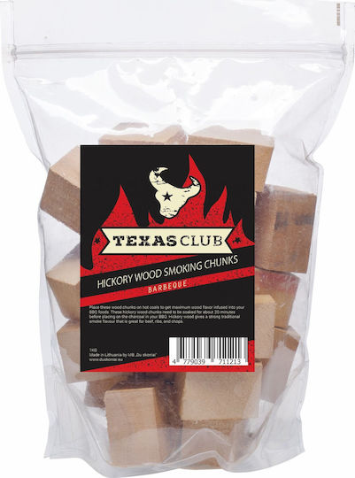 Texas Club Hickory Karijos Medžio Rūkymo Kaladėlės Texas Club Grillkohle 1kg