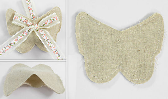 Butterfly Natural Sand Bag 11cm X 9cm 0527127 Includes 20 Pieces Beige