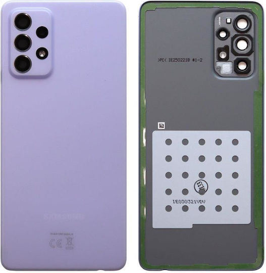 Battery Cover Samsung A725f Galaxy A72 4g A726b Galaxy A72 5g Purple Original 1110321070439