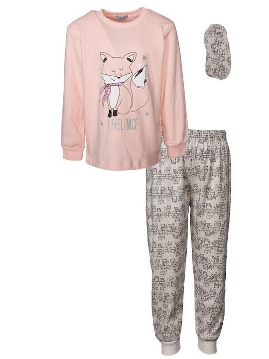 Evita Kids' Pajamas Winter Salmon