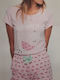 Noidinotte Kinder Schlafanzug Sommerlich Pink