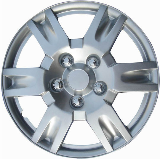Auto Gs Set Capace De Roți Auto 4 Bucăți 16 Argintii