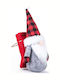 Uponikarnia Christmas Decoration Santa Claus Gift Bag Boy 20cm