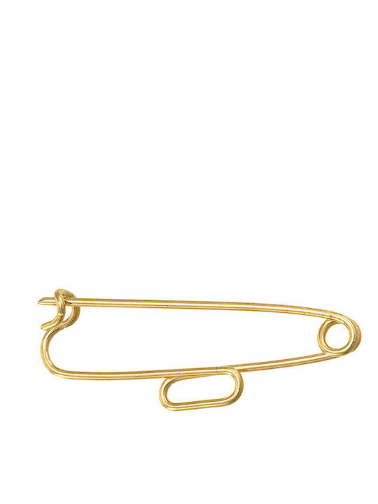 Kritsimis Child Safety Pin Ματάκι made of Gold 9K for Boy