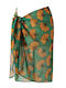 Kentia Loft Green/orange Γυναικείο Παρεό - Φούστα Floral