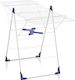 Leifheit Classic 200 Plastic Folding Floor Clothes Drying Rack with Hanging Length 20m