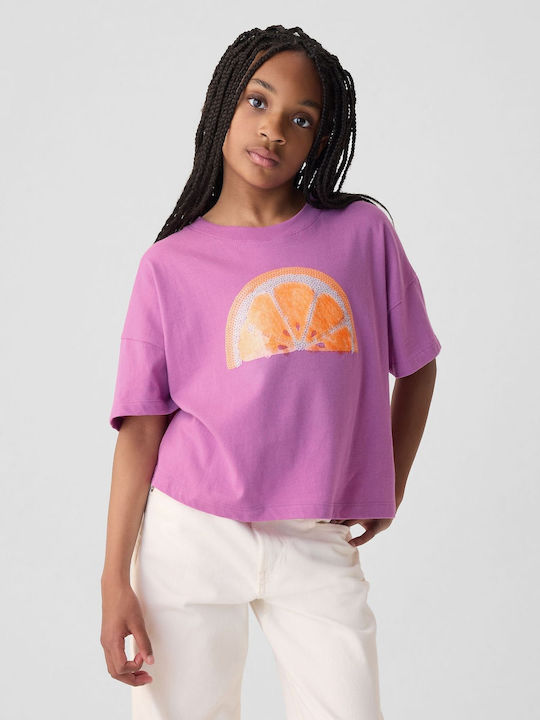 GAP Kinder-T-Shirt Rosa