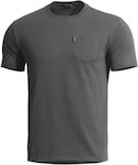 Pentagon T-Shirt in Gray Farbe