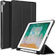 Flip Cover Neagră (iPad 2017/2018 9.7" / iPad Air 2 / iPad Air 2013 9,7" / iPad Pro 9.7")