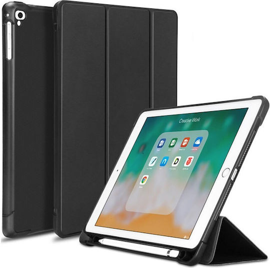 Flip Cover Neagră (iPad 2017/2018 9.7" / iPad Air 2 / iPad Air 2013 9,7" / iPad Pro 9.7")