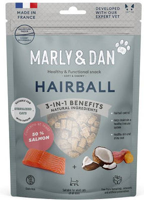 Marly & Dan Katzenleckerlis mit Lachs für Katze 40g