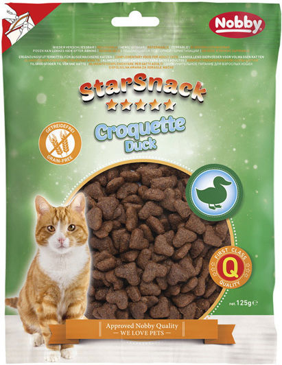 Nobby Katzenleckerlis mit Ente für Katze 125g