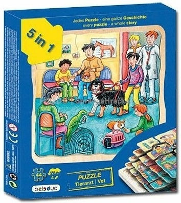 Holz Kinderpuzzle 5 Ebenen Beleduc