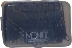 Monifil Decorative Agrafe de Păr Negru 5cm 180buc