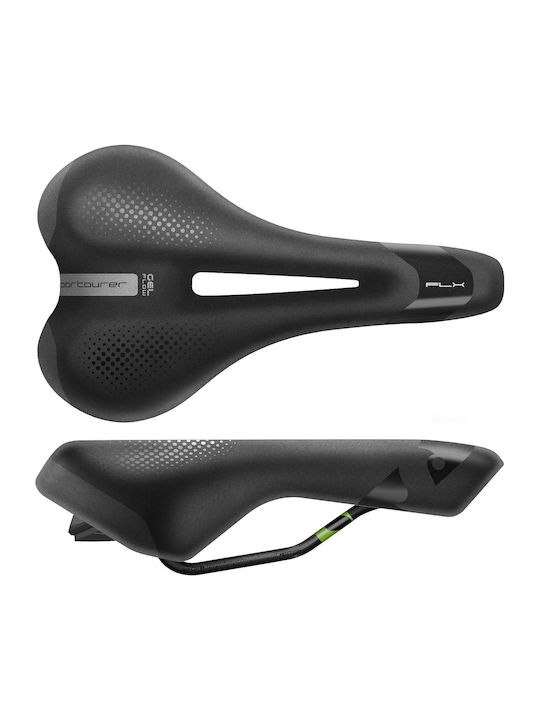 Sportourer Σέλα Ποδηλάτου Μαύρη με Gel