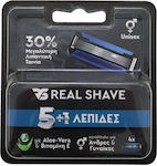 Realshave Capete de schimb cu 6 lame pentru piele sensibilă