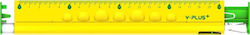 Y-plus Plastic Ruler Green