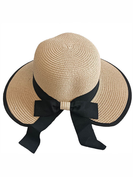 Baria Bags Wicker Women's Fedora Hat Beige