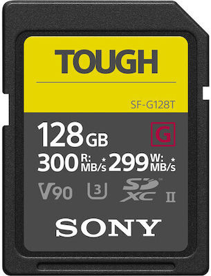 Sony Sf-g Tough SDXC 128GB Class 10 U3 V90 UHS-II