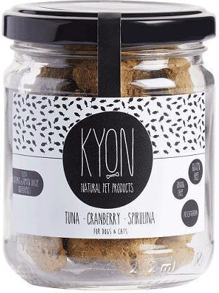 Kyon Χειροποιήτα Μπισκοτα Σκύλου Τόνος Cranberry Spirulina 76-80gr