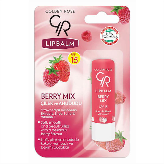 Golden Rose Balsam De Buze SPF15 Mix De Fructe De Pădure 4.6gr