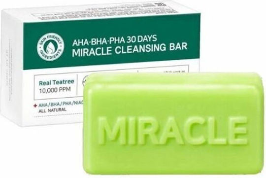 Some By Mi AHA-BHA-PHA Miracle Face Cleansing Soap Bar with Moisturizing & Soothing Action 106gr