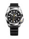 Victorinox Мъжки Часовник 43mm Автоматичен с Черна Каучукова Каишка
