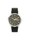 Timex Waterbury Watch Battery with Green Leather Strap