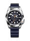 Victorinox Herrenuhr Automatisch mit Blau Kautschukarmband