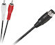 Kabel Lp Kabel Din-2 X Rca 1.2m