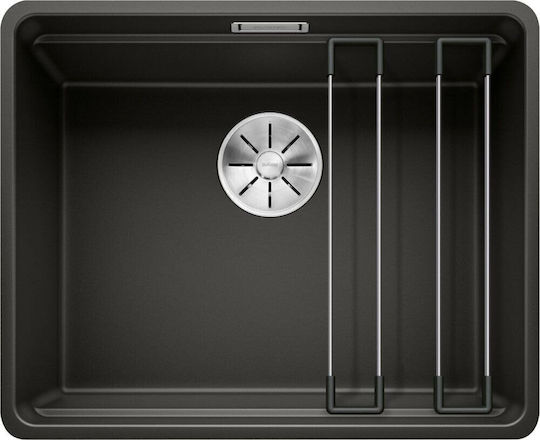 Blanco Ένθετος Νεροχύτης Inox με Μπαταρία Μ53xΠ47cm Μαύρος