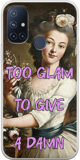 Vintage Lady Too Glam To Give A Damn Oneplus N10 5g Flexible Tpu Transparent Silicone